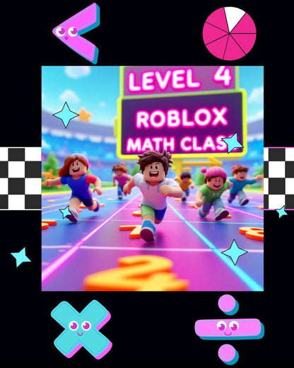 Roblox Math - Full Semester Curriculum &  Tutoring Level 4